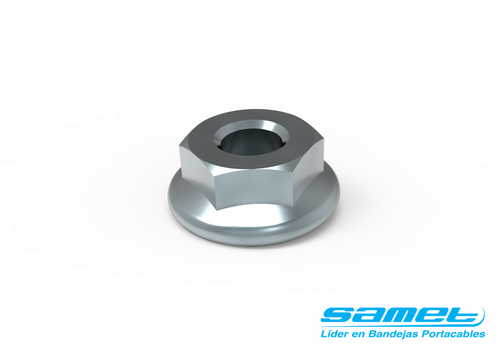 TUERCA HEXAGONAL DE 5/16'' C/ALA CINCADA 