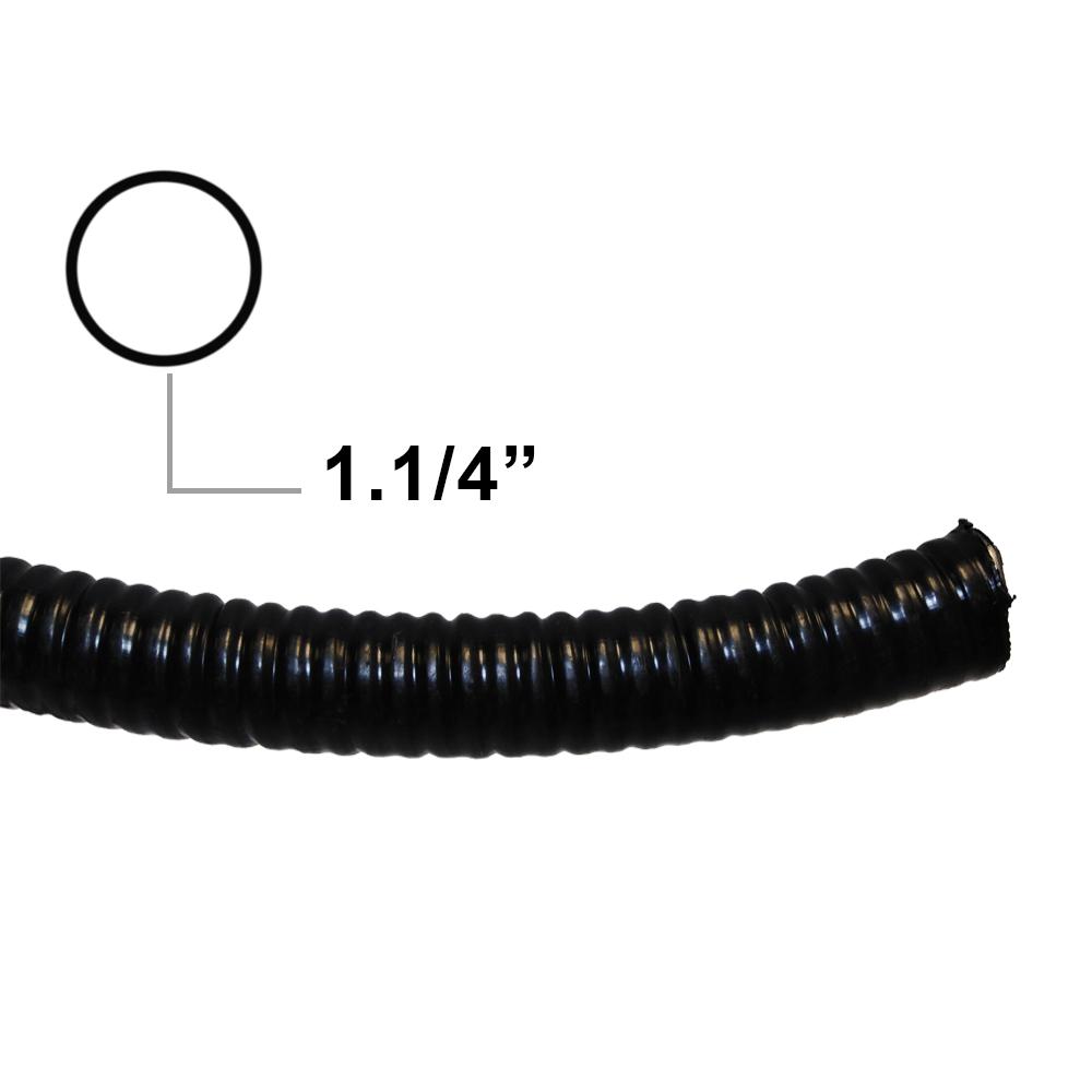 CAÑO MET. FLEXIBLE TIPO RE NEGRO 1 1/4