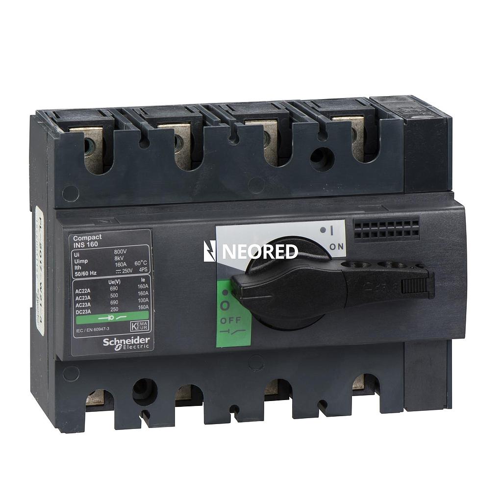 Interruptor Seccionador Manual INS 4X160A