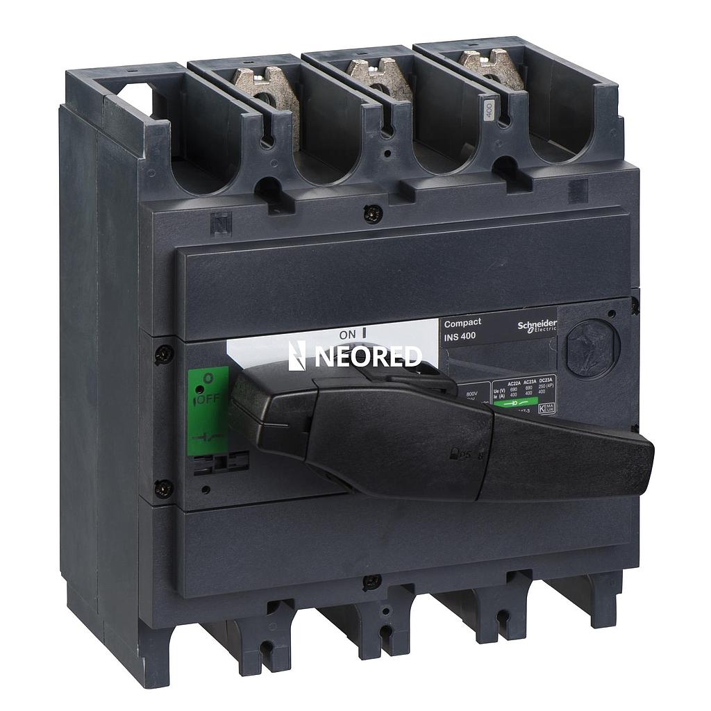 Interruptor Seccionador Manual INS 3X400A