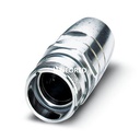 Carcasa aérea para conector enchufable de acoplamiento, recto, Bloqueo por tornillo, M23, apantallado: no