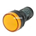 PILOTO LUMINOSO PLASTICO LED MONOBLOQUE AMARILLO 220VCA