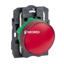 PILOTO LUMINOSO PLASTICO LED COMPONIBLE ROJO 24 VCA/VDC