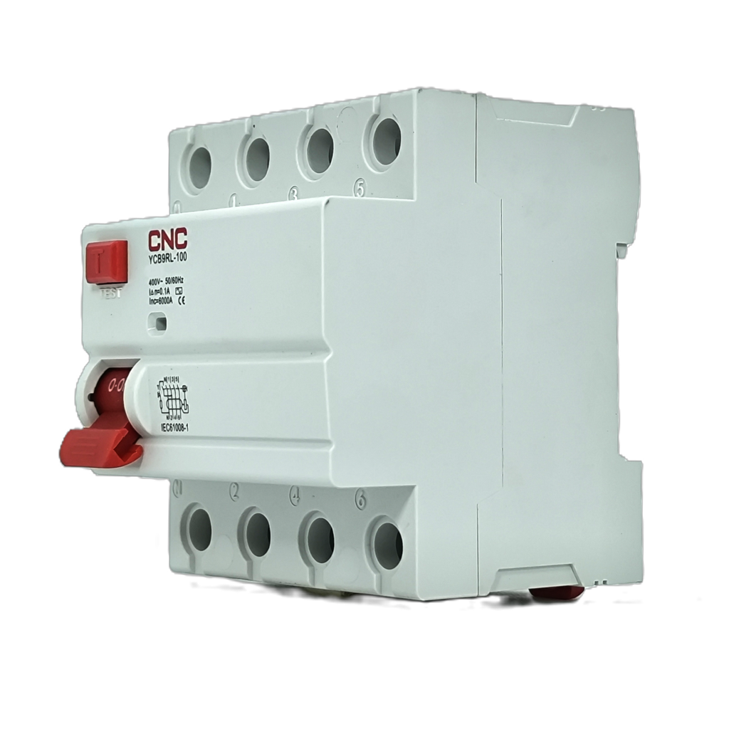 Diferencial 4x100A 30mA 10kA 230/400V 50Hz Tipo AC Curva=C