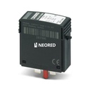 Protección enchufable contra sobretensiones tipo 2, con descargador de arco de corriente suma N-PE, para elemento de base.