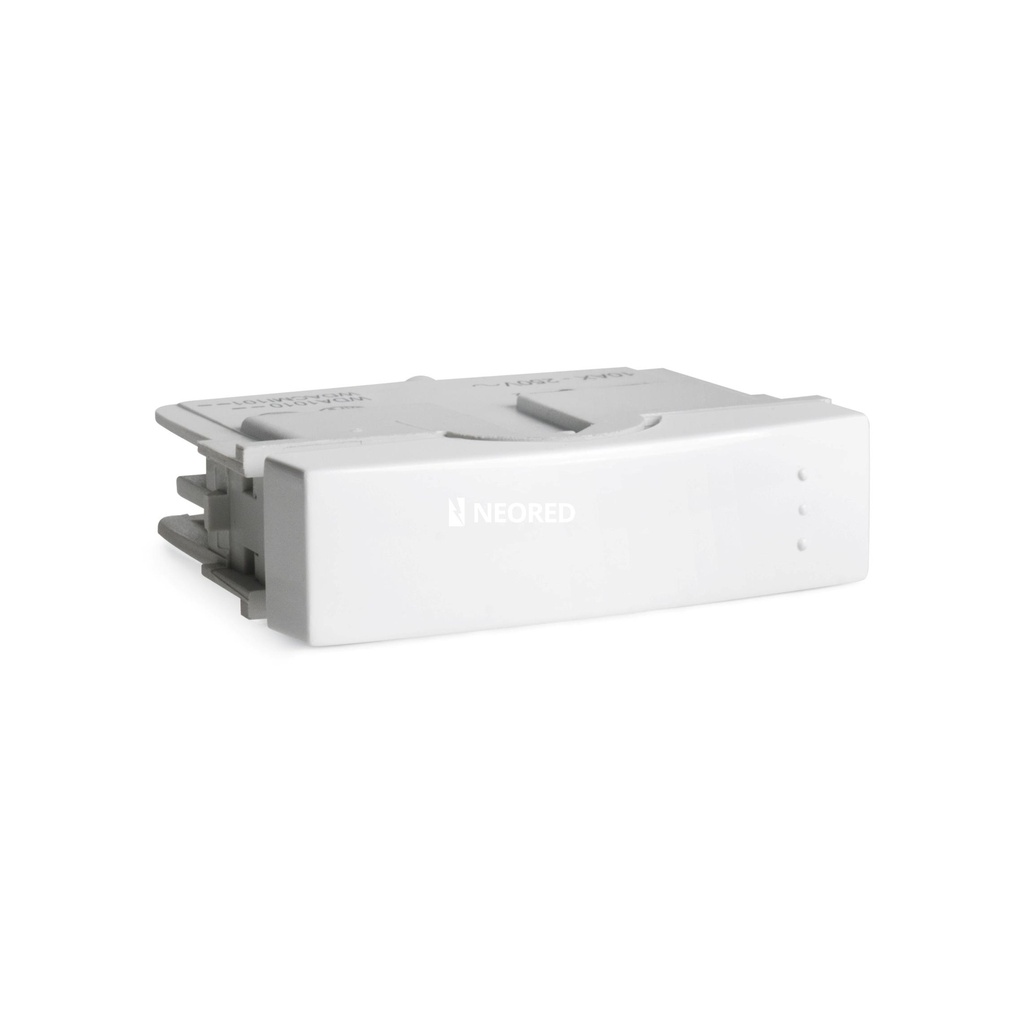 Interruptor Unipolar 1/2 Módulo 10A 250 V Blanco Línea Base