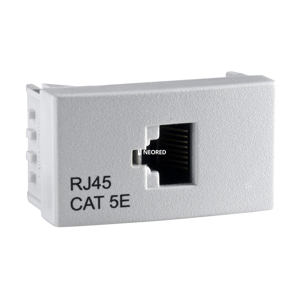 Toma Computación p/redes RJ45 Cat. 5e Blanco - Línea Base