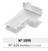 Aislación Para Terminal de Latón Modelo Nº 2090 Para Hembra N° 624 LCT