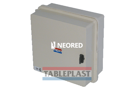 GABINETE CON CHASIS METÁLICO COLOR BEIGE - IP65 IK10 DE 298X285X145MM