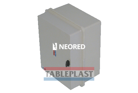 GABINETE CON CHASIS METÁLICO COLOR BEIGE - IP65 IK10 DE 302X366X202MM