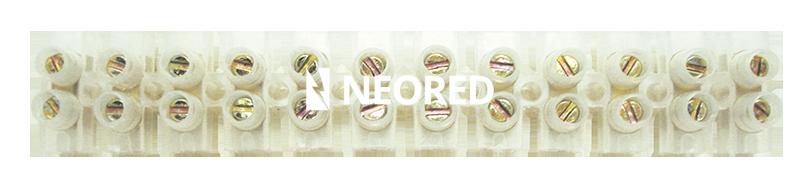 BORNERAS DE UNION SIMPLE TBCIN 6MM 10A BLANCA