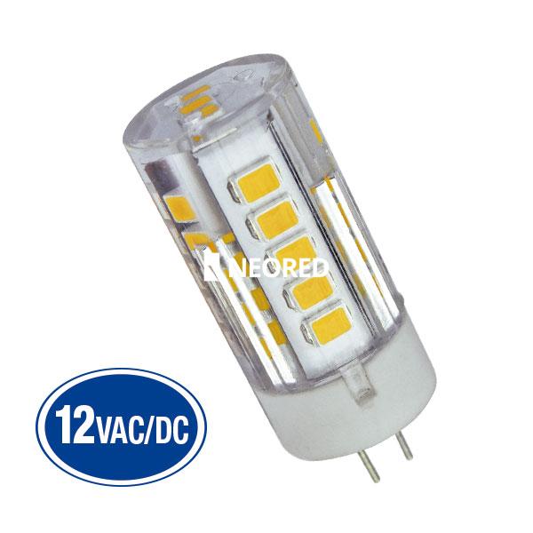 LAMPARA LED BIPIN TBCIN ZOCALO G4 4W - LUZ DIA - 12VAC/DC G4-SMD-4W