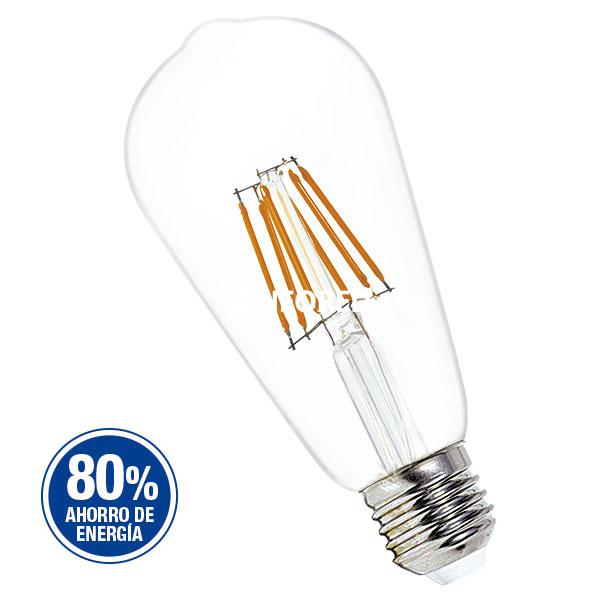 LAMPARA FILAMENTO LED TBCIN VINTAGE 8W LUZ DIA DIMERIZABLE