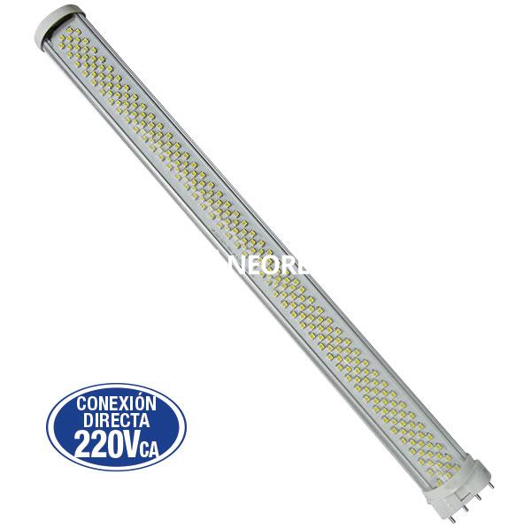 LAMPARA A LED PL-L LUZ CALIDA BASE 2GU11 240 LEDS