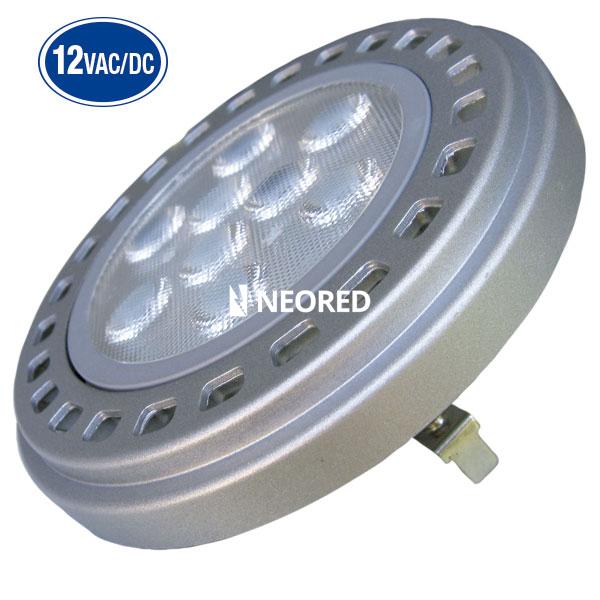 LAMPARA LED AR111 LUZ CALIDA 9 LEDS