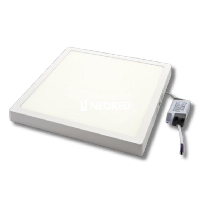 LUMINARIA DE APLICAR A LED TBCIN CUADRADA BLANCA 25W LUZ DIA