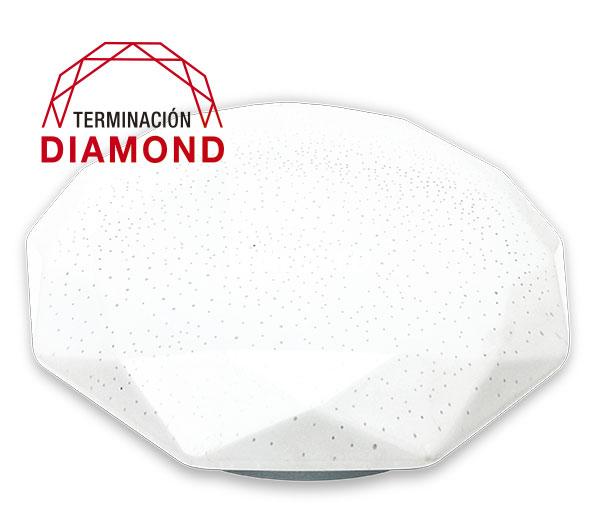 LUMINARIA DE APLICAR A LED TBCIN DIAMOND 12W LUZ NATURAL