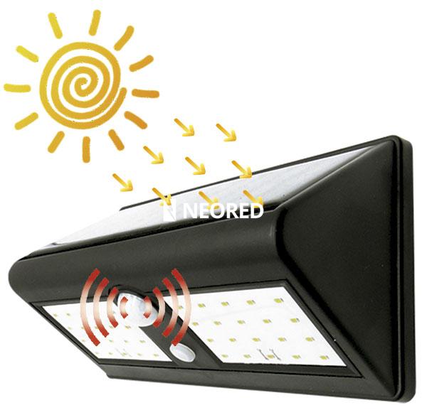 PROYECTOR A LED DE EXTERIOR AUTONOMO SOLAR 8W LUZ DIA