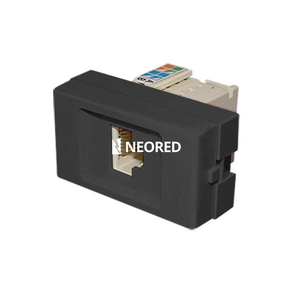 Toma RJ45 Cat. 5 Gris