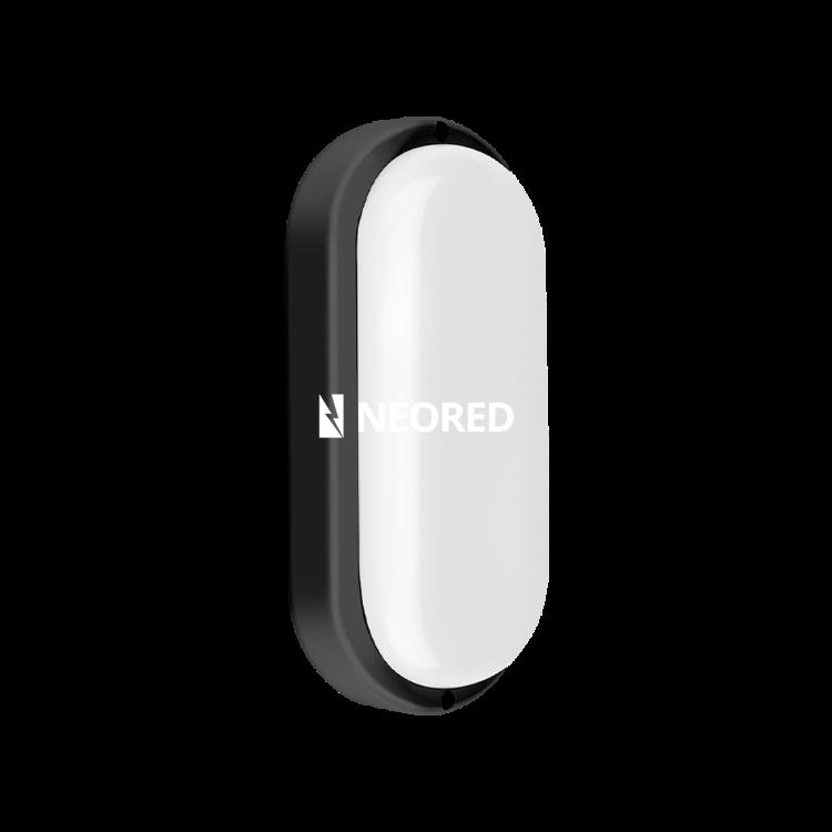 TORTUGA MACROLED OVAL MARCO NEGRO 18W - IP54 - AC100-265V - FP:0,9 - 1620 lm - BLANCO FRIO