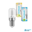 Luz de heladera 1,8w E14 Macroled frio