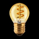 Lampara tipo gota Golden ambar 3w Macroled calido