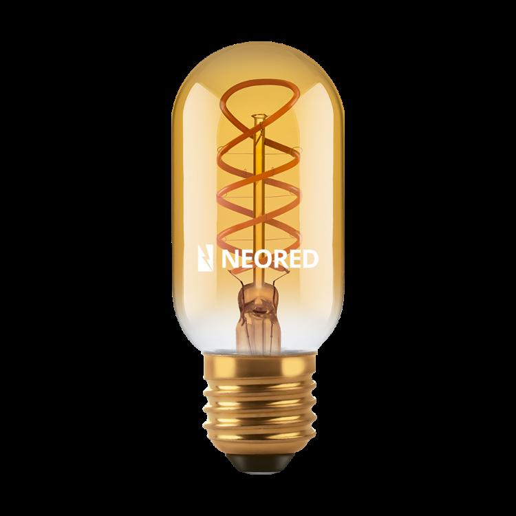 Lampara tipo medio tubo filamento golden 4w ambar Macroled calido