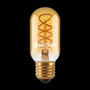 Lampara tipo medio tubo filamento golden 4w ambar Macroled calido