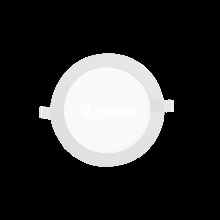 Panel embutido circular 12w Macroled calido