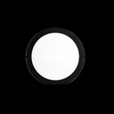 Panel plafon circular negro 12W Macroled frio