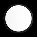 Panel plafon circular negro 24W Macroled frio