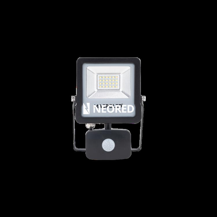 REFLECTOR LED CON SENSOR DE MOVIMIENTO MACROLED 20W AC100-240V FRIO 6500K