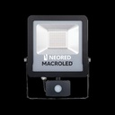 REFLECTOR LED CON SENSOR DE MOVIMIENTO MACROLED 50W AC100-240V CALIDO 3000K
