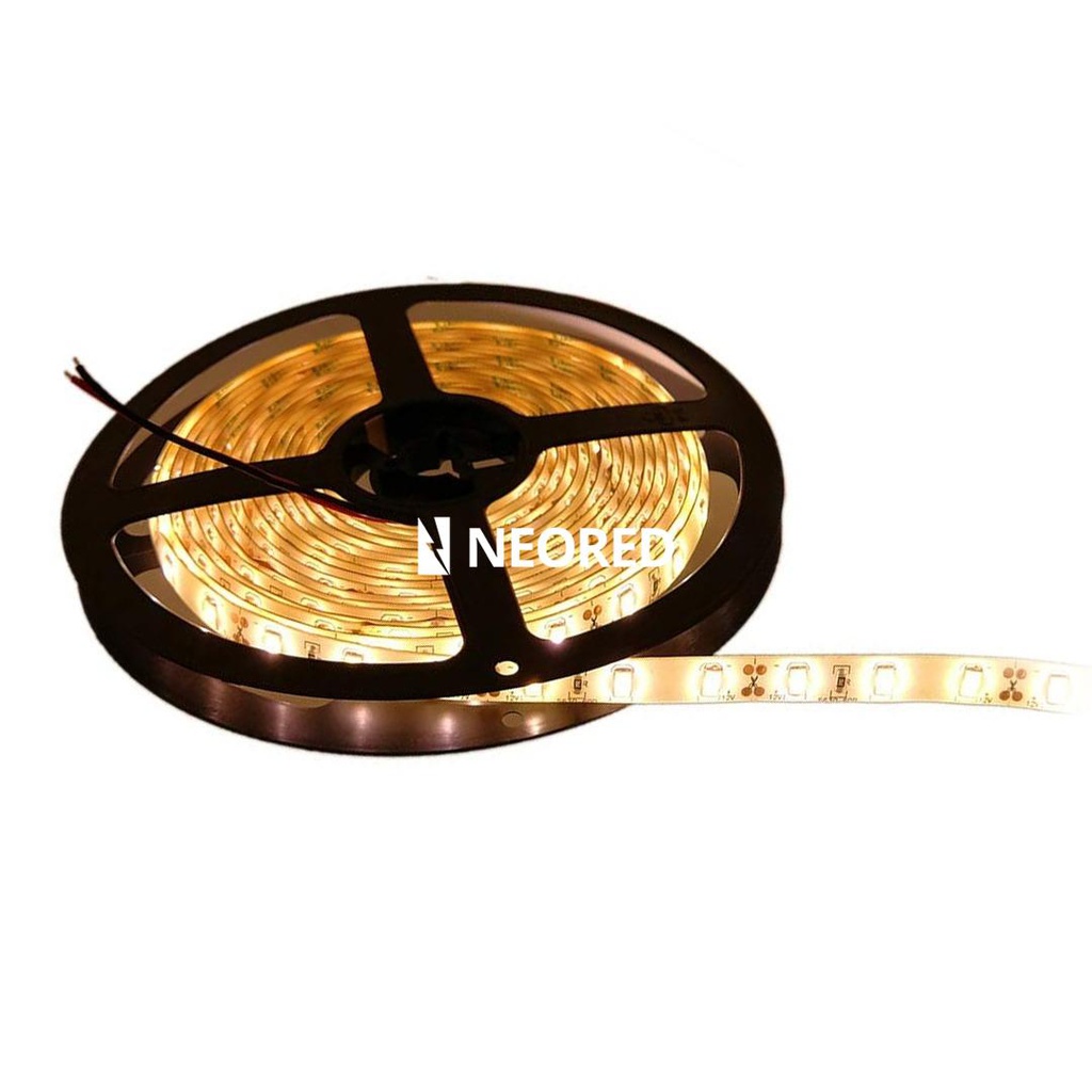 TIRA 2835 MACROLED BCO CALIDO IP20 - DC12V - 16W - 120 LED X 5MTS