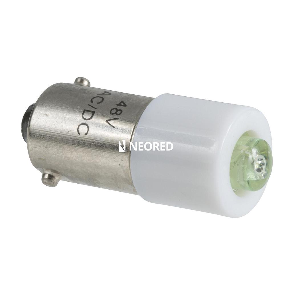 LAMPARA CON LED BA9S 24V BLANCO