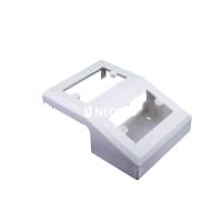 Caja Doble Dexson para Cablecanal 100X45mm Blanco