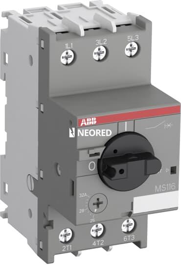 Guardamotor tripolar regulación reg 16 ... 20 A Ics 10 kA