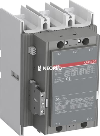 Contactor 3 polos para motor 460A 400V - 250kW  (AC-3) Bobina 100…250 Vca / Vcc C. Aux 1NA+1NC