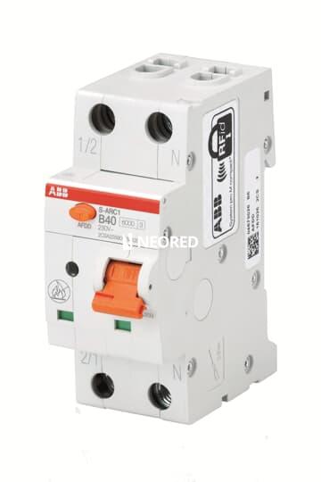 Detector de fallas de arco hasta 40 A con protección sobretensión > 275V