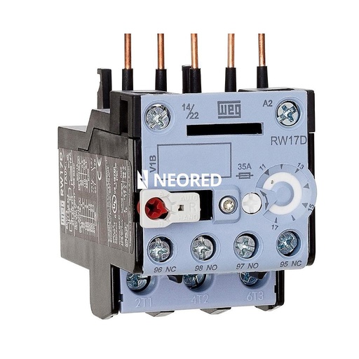 [WEG12450899] Relés de Sobrecarga para CWC0 - Reg. 1,8-2,8 - Compatibilidad CWC0 7-16 - RW17-1D3-D028