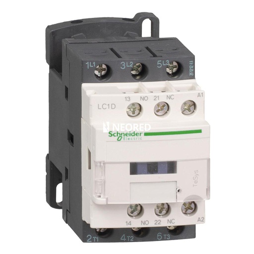 [SCHLC1D09F7] Contactor Tripolar (1na+1nc) TeSys D 9A 110 Vca 50/60Hz