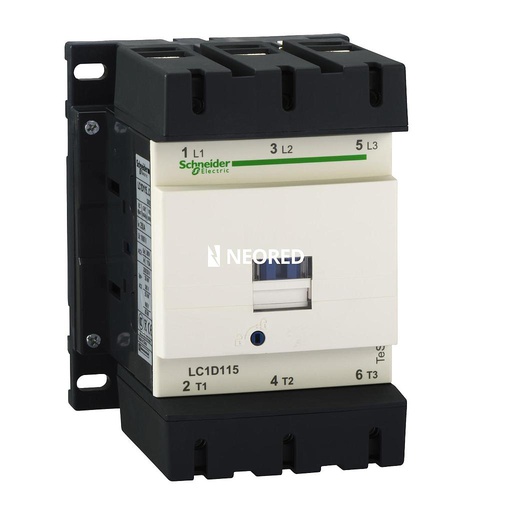 [SCHLC1D115BD] CONTACTOR 3P 115A 1NA+1NC 24VCC