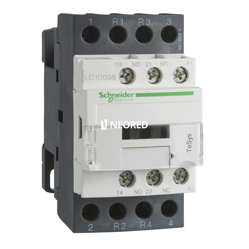 [SCHLC1D258E7] CONTACTOR 40A AC1 2P+2R 1NA/1NC 48V 50/60HZ