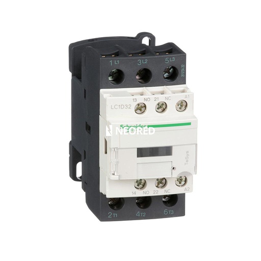 [SCHLC1D32B7] Contactor Tripolar (1na+1nc) TeSys D 32A 24 Vca 50/60Hz