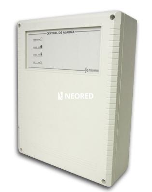 [XVO6002W] Central de 2 zonas. Incluye receptor de RF para sensores inalámbricos y dos transmisores de control remoto con teclas independientes para activación en modos Estoy y Me voy.