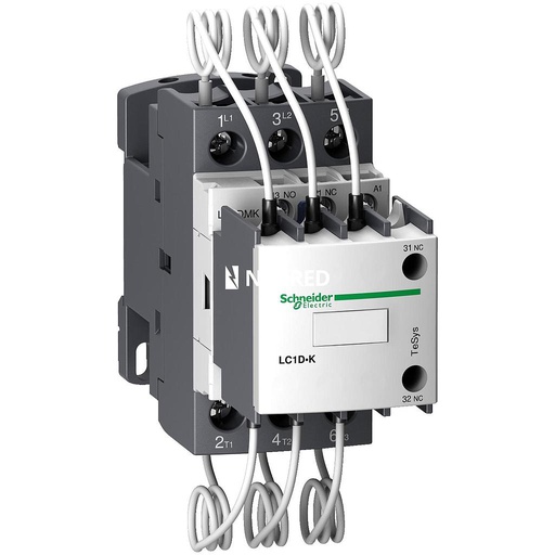 [SCHLC1DMKM7] Contactor p/ Cap (1na+2nc) TeSys D 25kVAR 220 Vca 50/60Hz 