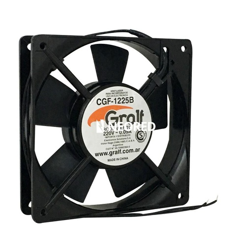 [GRACGF-1225B] TURBINA DC MEDIDAS: 120X120X25MM
PULGADAS: 3
TIPO: RULEMAN
ALIMENTACION: 220V-0.09A
RPM: 2000
FLUJO: 58