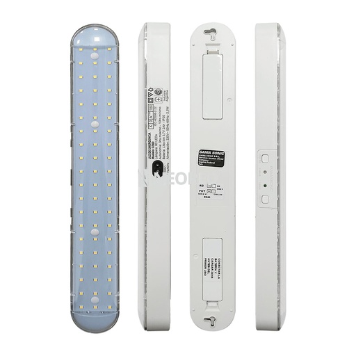 [GAMGS 60] Dis-Luz de Emergencia 90 LEDS Autonomia Max 6 hs Min 20 hs