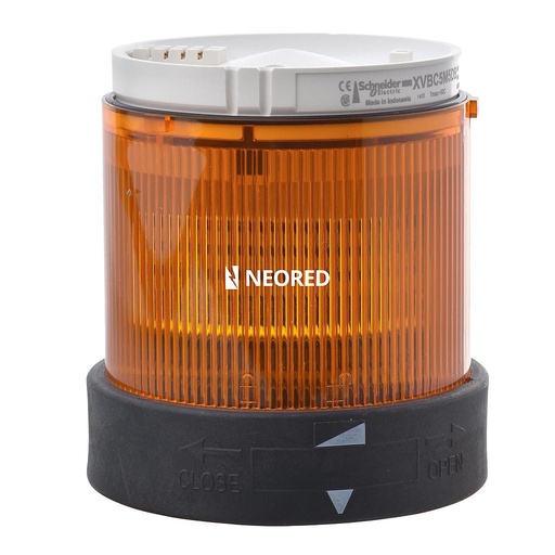 [SCHXVBC2B5] XVB - Elemento luminoso con Led Fijo, para columna luminosa  Ø 70mm, Naranja,  24VAC/VDC