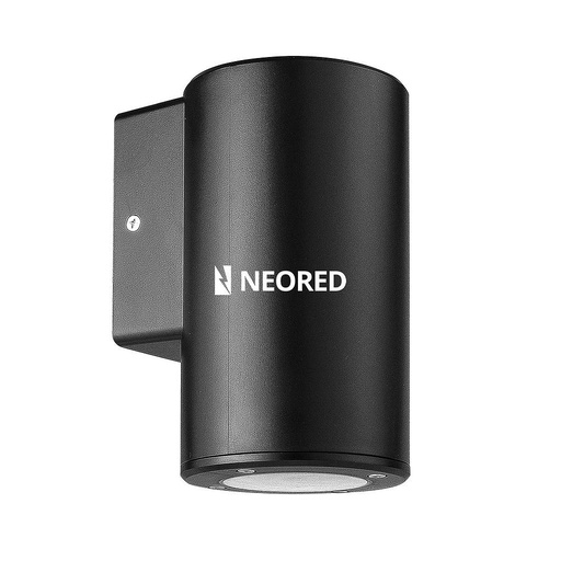 [LED7014808] LEDVANCE APLIQUE SINGLE CYLINDER BLACK  IP54